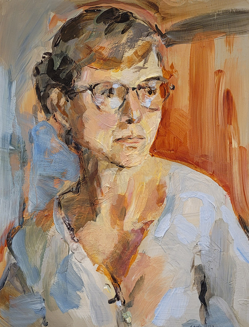 <i><font color='DimGrey'>Self Portrait as a Painter's Model</font></i>
