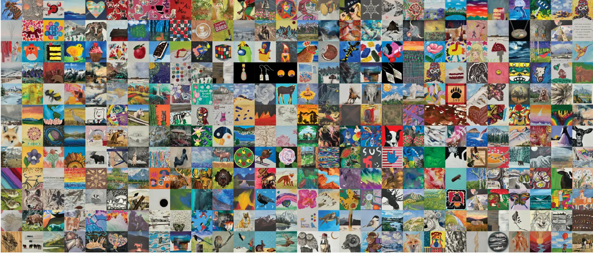 Whodunnit art pieces